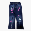 Flared Semi Baggy Jean ETERNAL | Jean Flared Semi Baggy de Moda Streetwear - Nodoka Magik