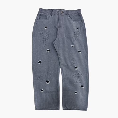 Baggy Jean ETERNAL | Jean Baggy Oversize de Moda Streetwear - Nodoka Magik