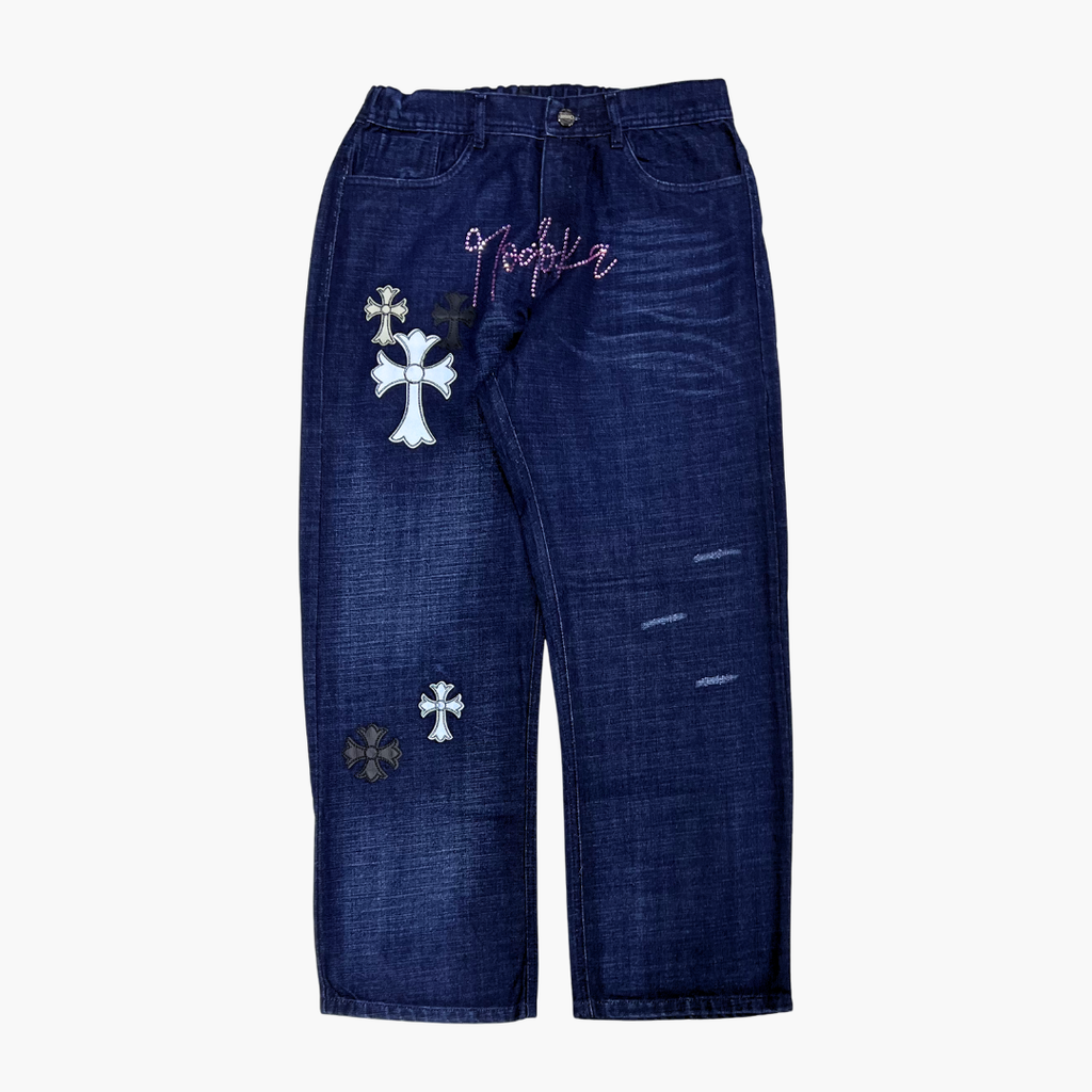 Semi Baggy Jean ETERNAL | Jean Semi Baggy de Moda Streetwear - Nodoka Magik