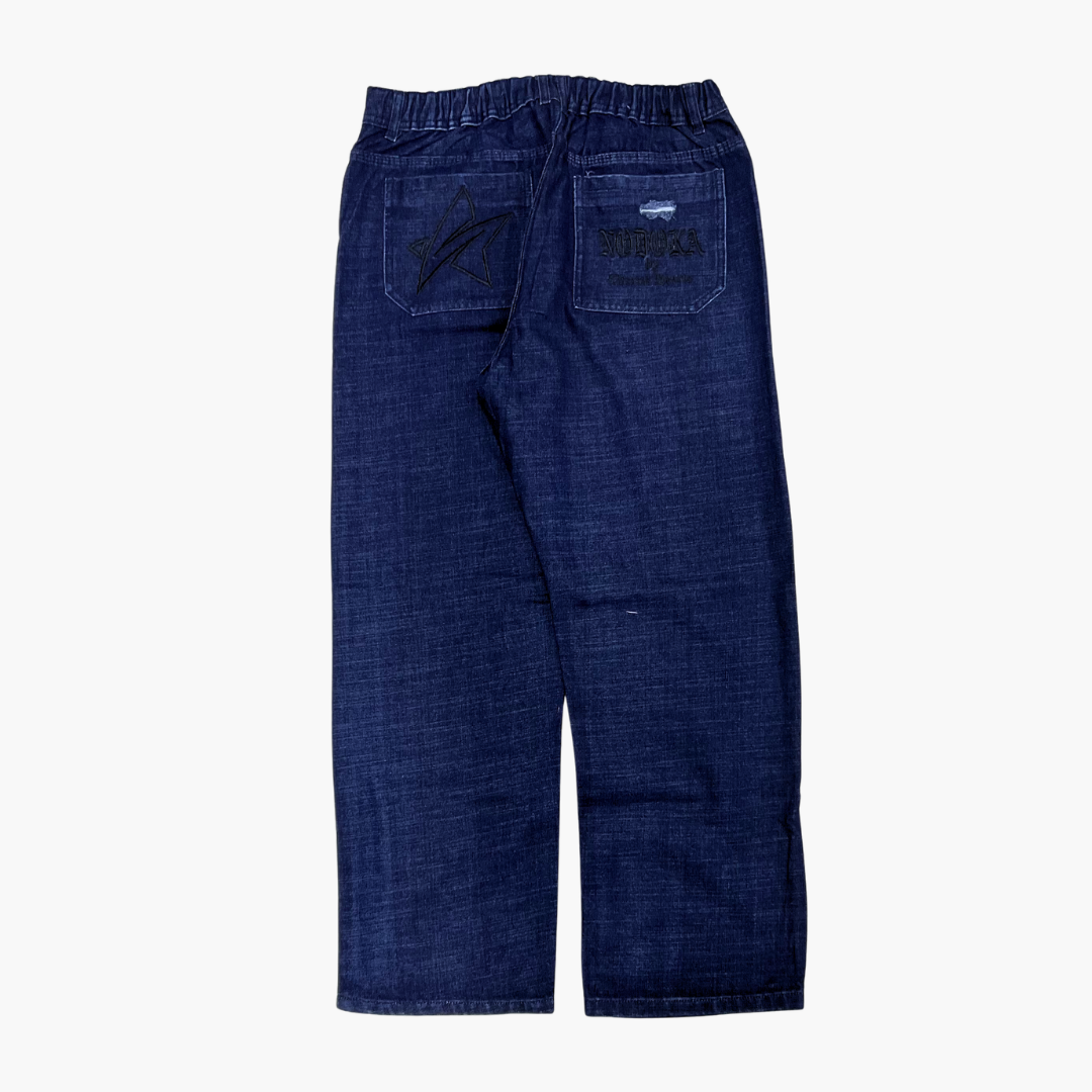 Semi Baggy Jean ETERNAL | Jean Semi Baggy de Moda Streetwear - Nodoka Magik