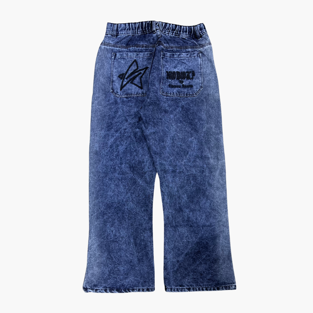 Flared Semi Baggy Jean Nodoka | Jean Flared Semi Baggy de Moda Streetwear - Nodoka Magik