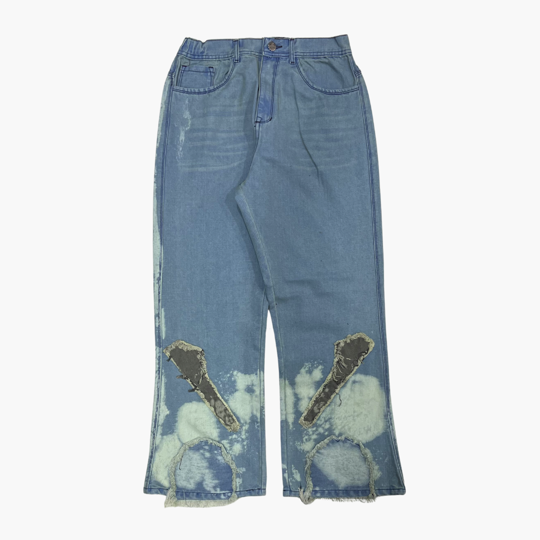 Flared Semi Baggy Jean | Jean Flared Semi Baggy de Moda Streetwear - Nodoka Magik