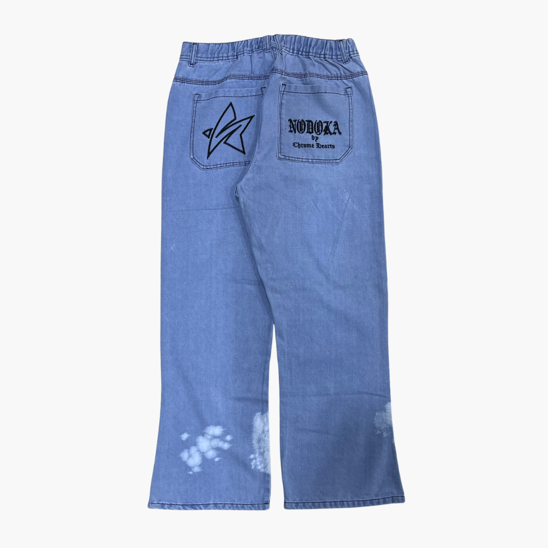 Flared Semi Baggy Jean Nodoka | Jean Flared Semi Baggy de Moda Streetwear - Nodoka Magik