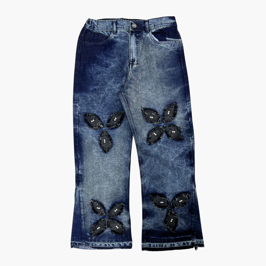 Flared Semi Baggy Jean Eyes | Jean Flared Semi Baggy de Moda Streetwear - Nodoka Magik