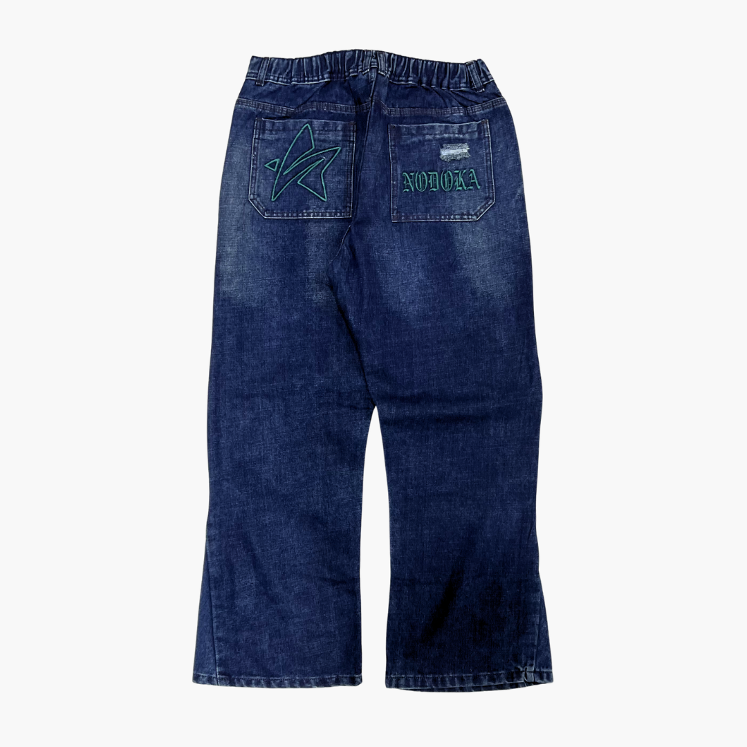 Flared Semi Baggy Jean Nodoka | Jean Flared Semi Baggy de Moda Streetwear - Nodoka Magik