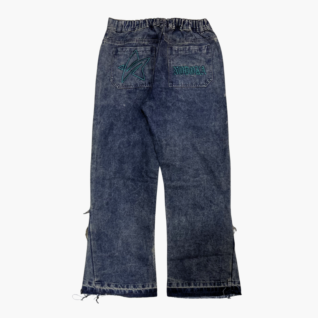 Flared Semi Baggy Jean | Jean Flared Semi Baggy de Moda Streetwear - Nodoka Magik