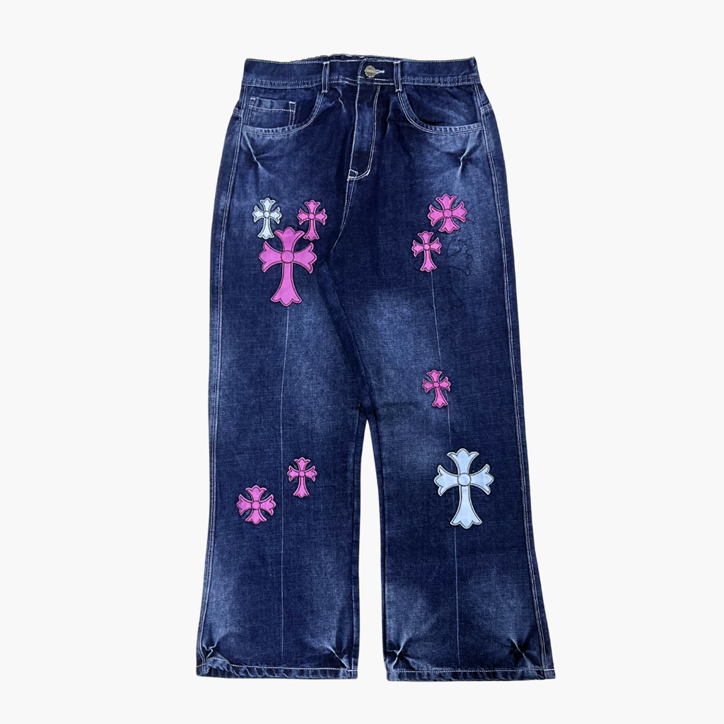 Flared Semi Baggy Jean ETERNAL | Jean Flared Semi Baggy de Moda Streetwear - Nodoka Magik