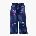 Flared Semi Baggy Jean ETERNAL | Jean Flared Semi Baggy de Moda Streetwear - Nodoka Magik