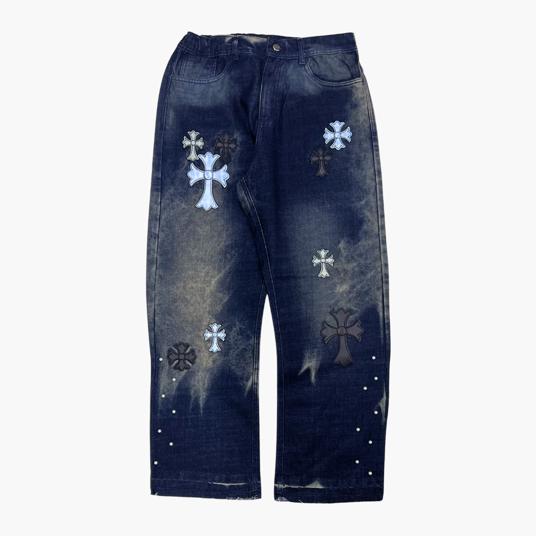Semi Baggy Jean ETERNAL | Jean Semi Baggy de Moda Streetwear - Nodoka Magik