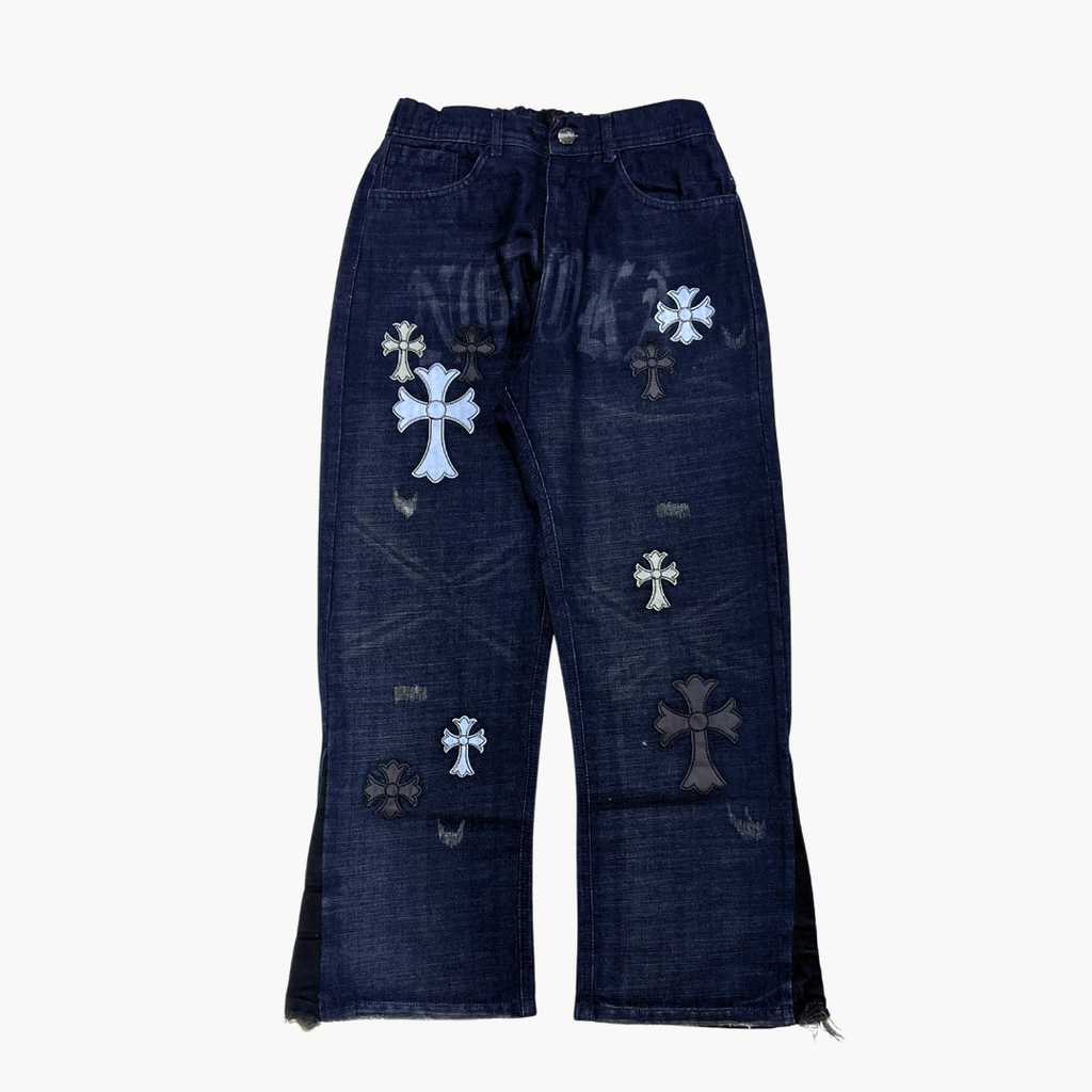 Flared Semi Baggy Jean ETERNAL | Jean Flared Semi Baggy de Moda Streetwear - Nodoka Magik