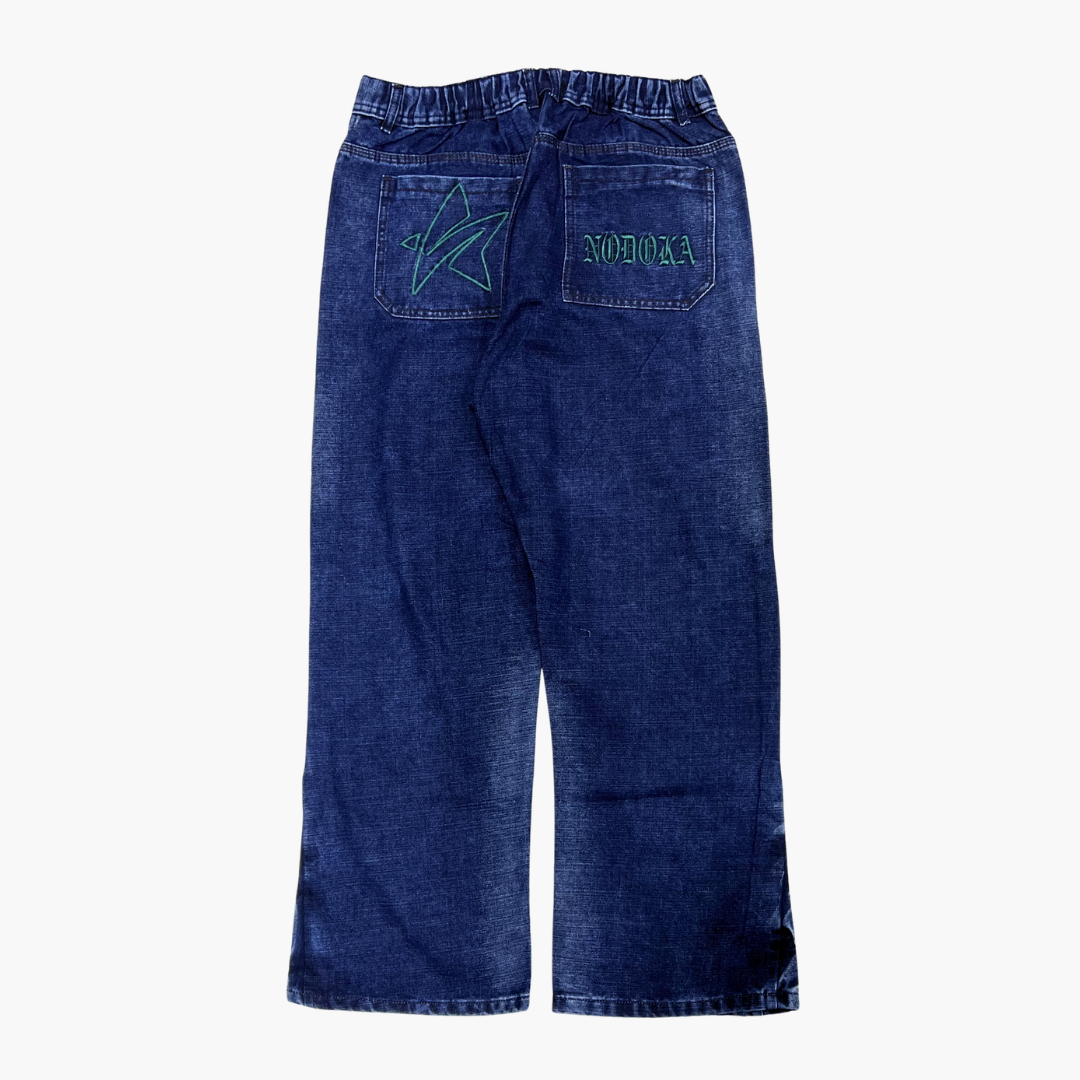 Flared Semi Baggy Jean Nodoka | Jean Flared Semi Baggy de Moda Streetwear - Nodoka Magik