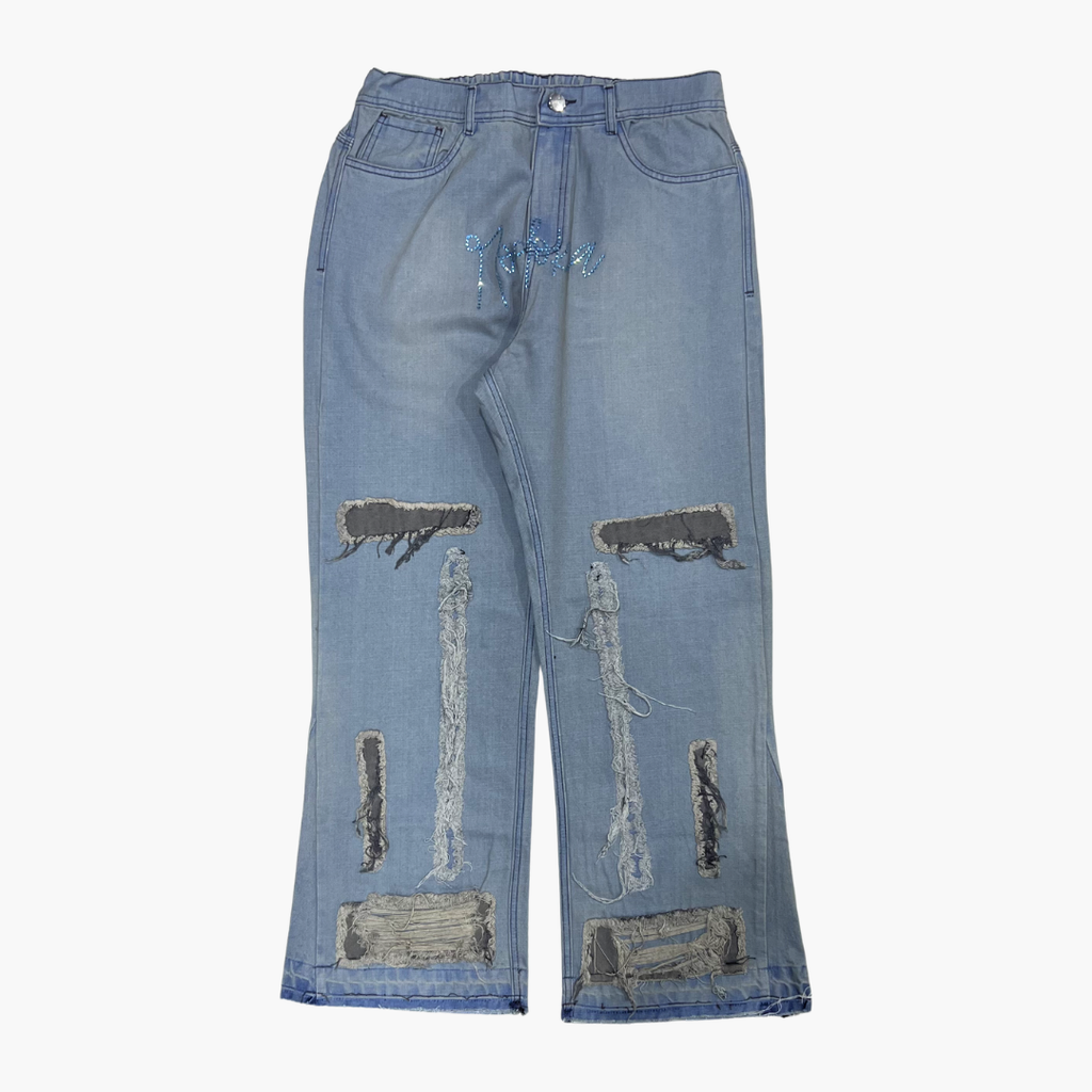 Flared Semi Baggy Jean Nodoka | Jean Flared Semi Baggy de Moda Streetwear - Nodoka Magik