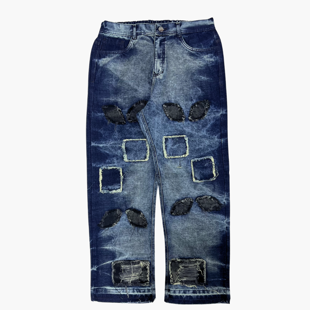 Semi Baggy Jean Eyes | Jean Semi Baggy de Moda Streetwear - Nodoka Magik