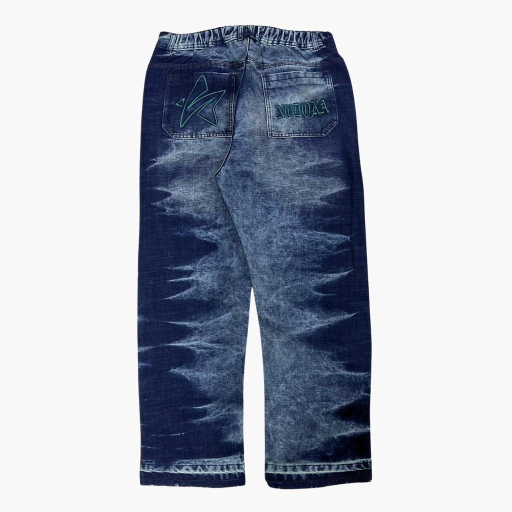 Semi Baggy Jean Eyes | Jean Semi Baggy de Moda Streetwear - Nodoka Magik