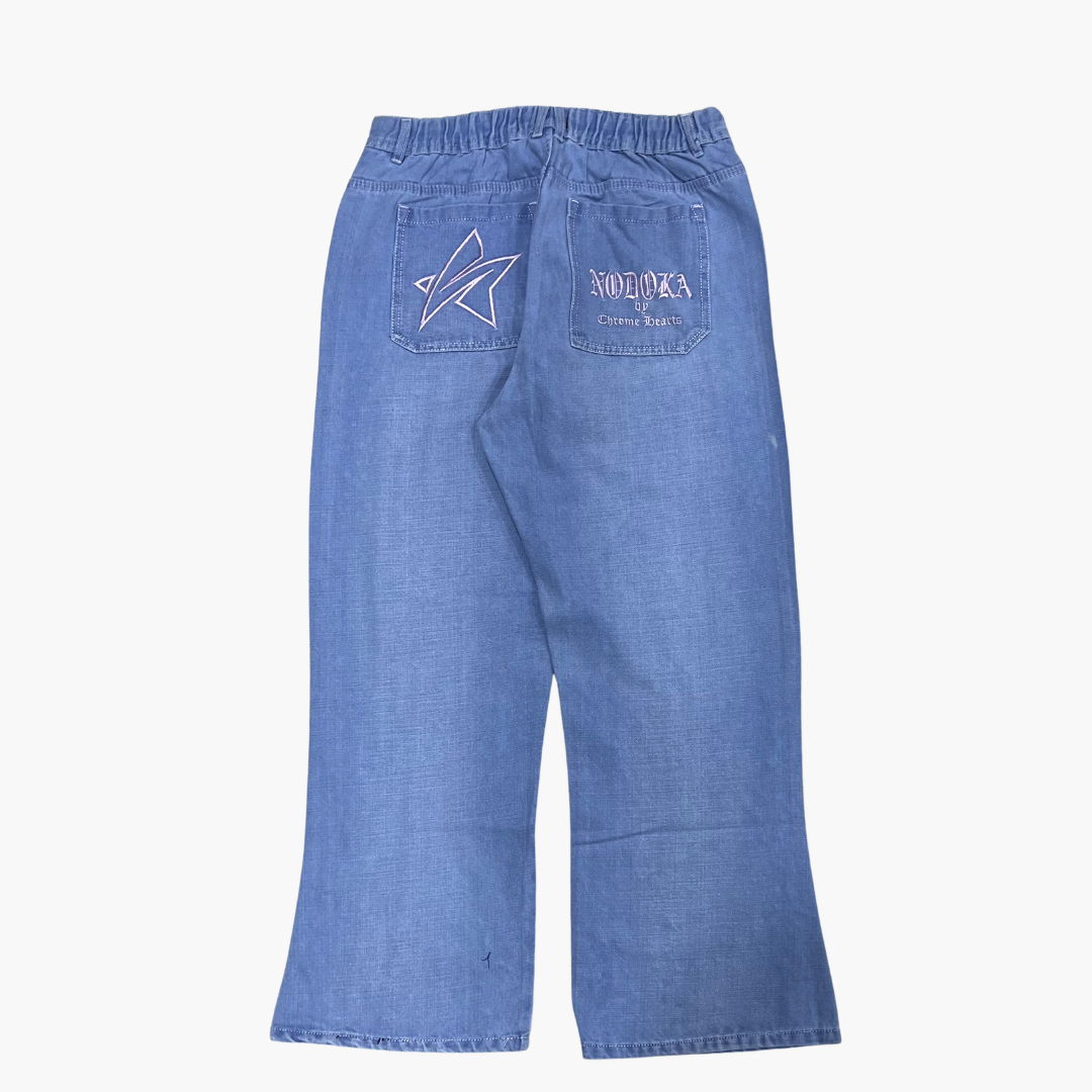 Flared Semi Baggy Jean ETERNAL | Jean Flared Semi Baggy de Moda Streetwear - Nodoka Magik