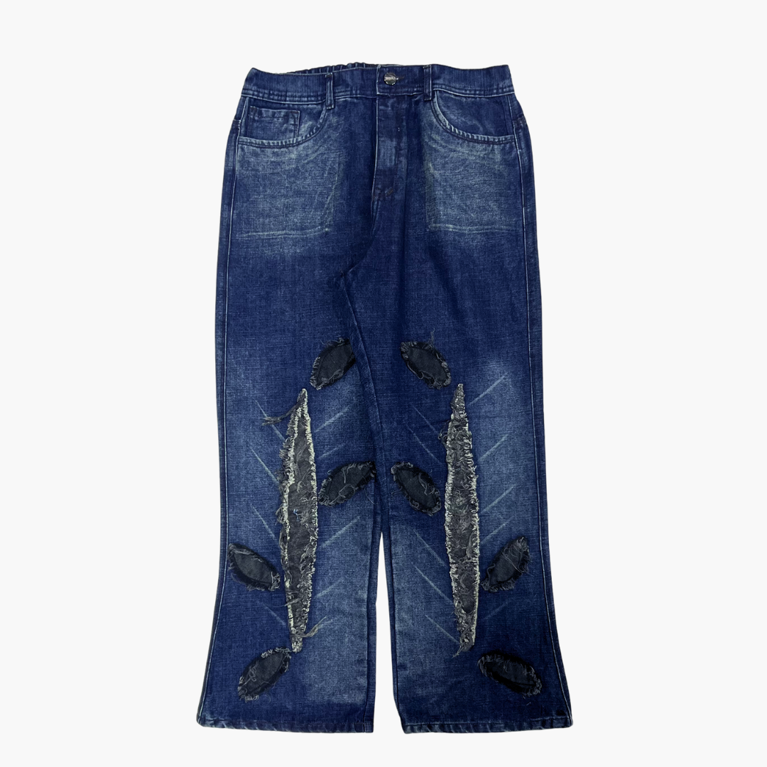 Flared Semi Baggy Jean Eyes | Jean Flared Semi Baggy de Moda Streetwear - Nodoka Magik