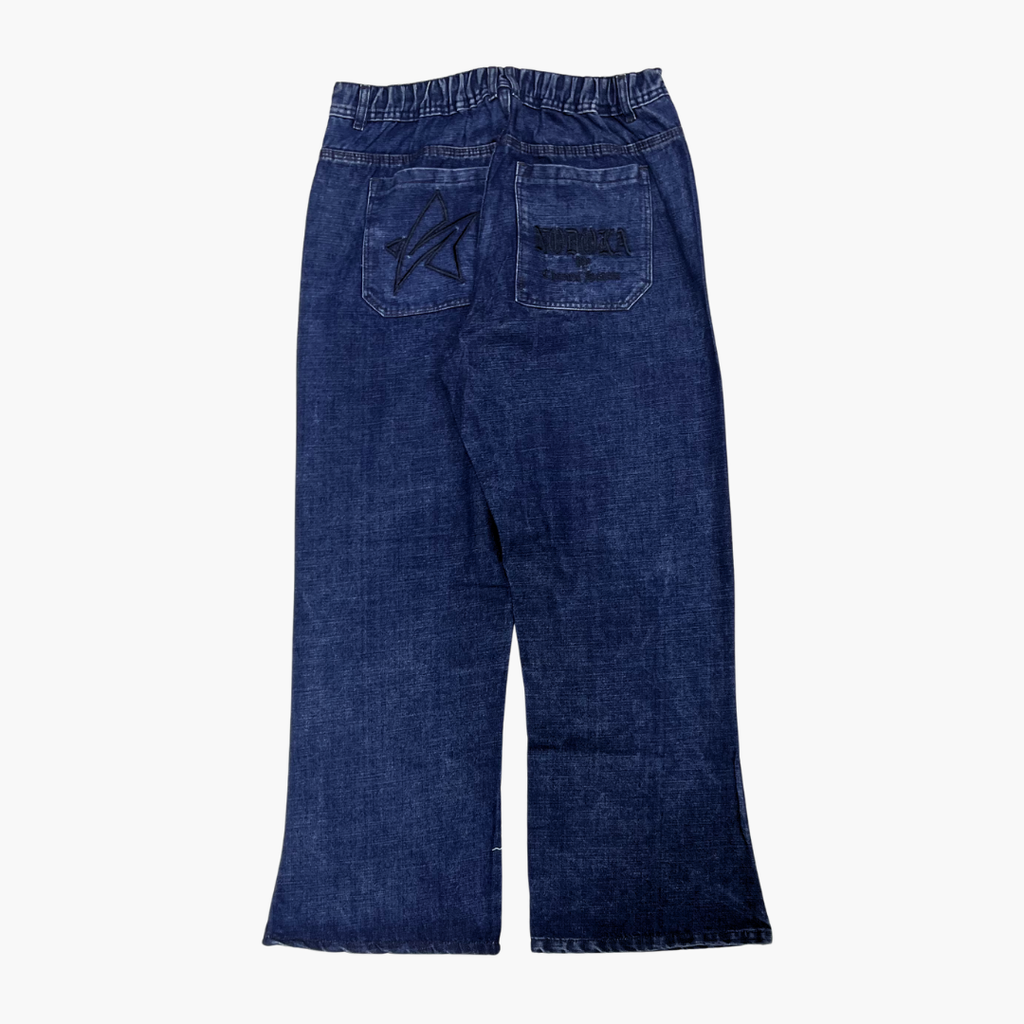 Flared Semi Baggy Jean Nodoka | Jean Flared Semi Baggy de Moda Streetwear - Nodoka Magik
