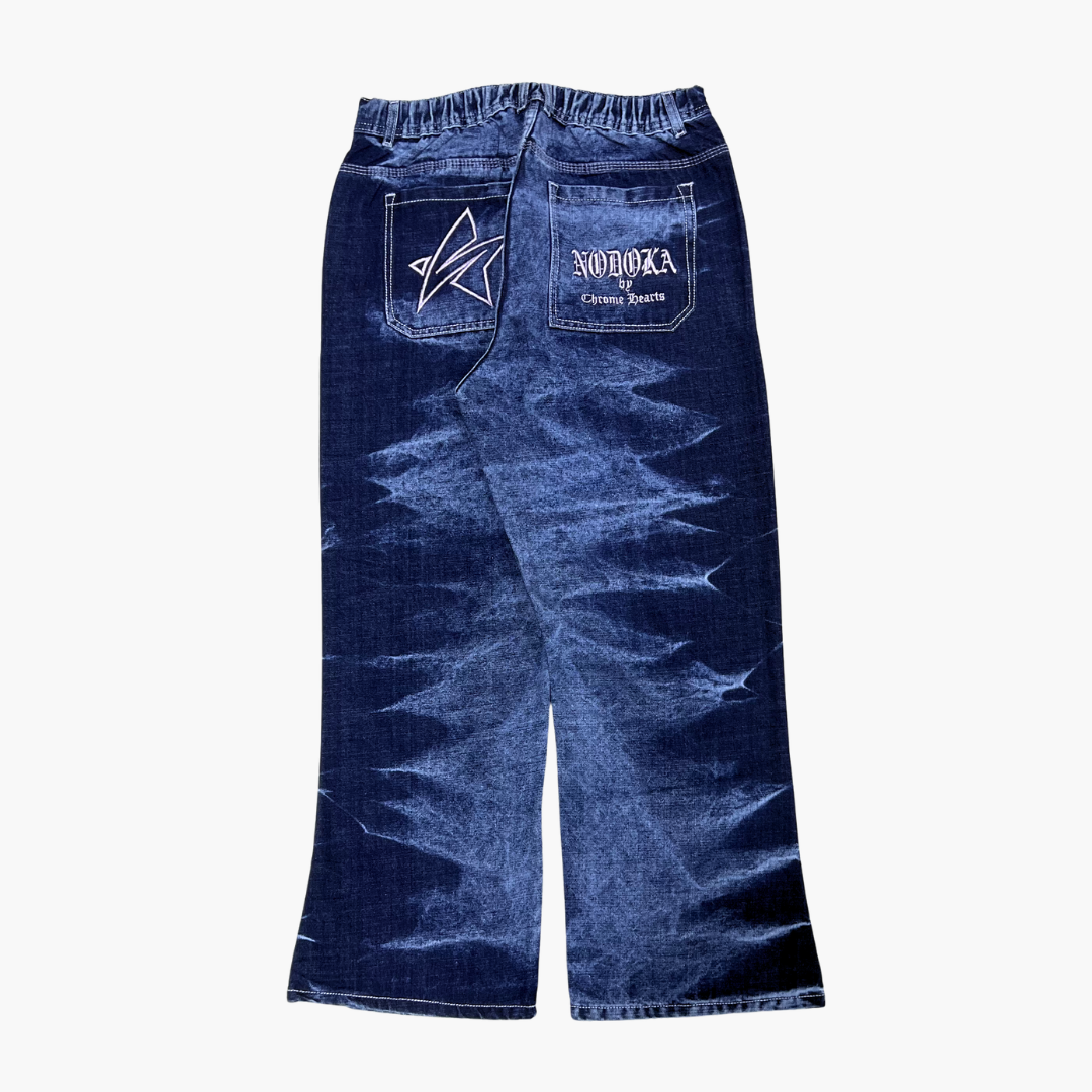 Flared Semi Baggy Jean ETERNAL | Jean Flared Semi Baggy de Moda Streetwear - Nodoka Magik