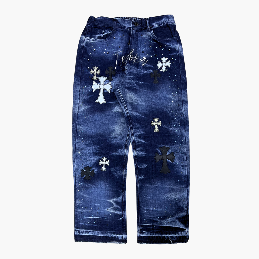Semi Baggy Jean ETERNAL | Jean Semi Baggy de Moda Streetwear - Nodoka Magik