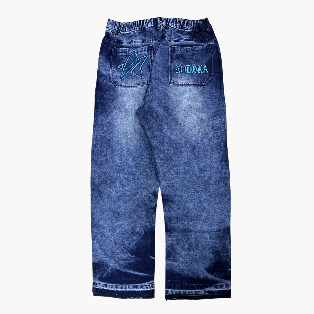 Semi Baggy Jean ETERNAL | Jean Semi Baggy de Moda Streetwear - Nodoka Magik