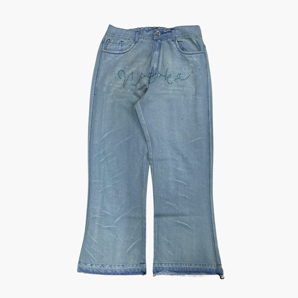 Flared Semi Baggy Jean Nodoka | Jean Flared Semi Baggy de Moda Streetwear - Nodoka Magik