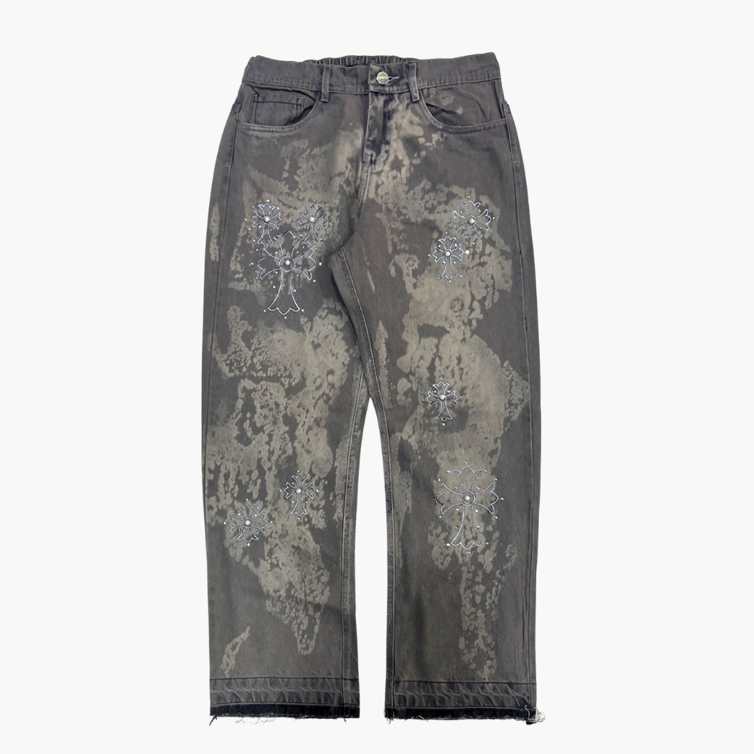 Semi Baggy Jean ETERNAL | Jean Semi Baggy de Mezclilla Streetwear - Nodoka Magik