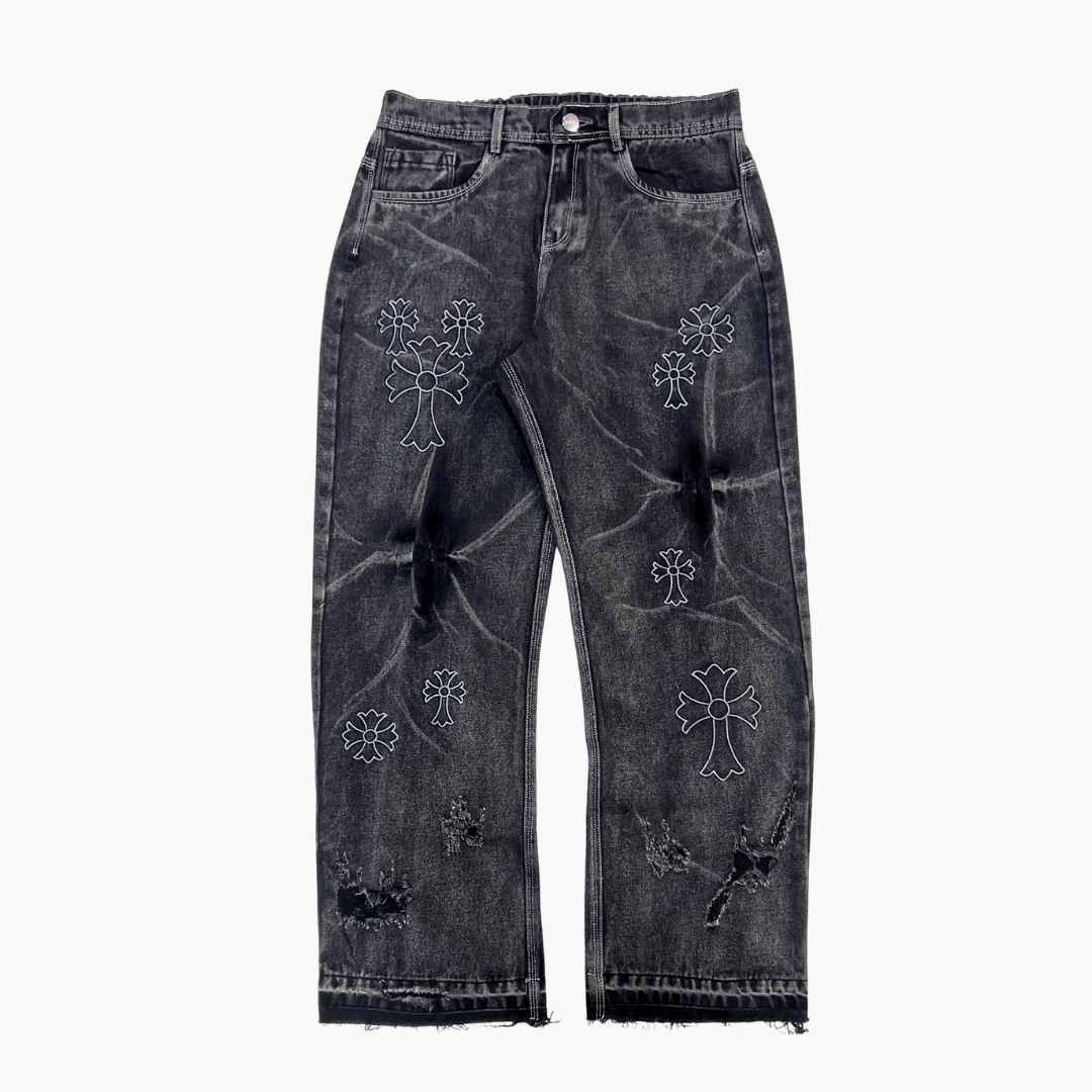 Baggy Jean ETERNAL | Jean Baggy Oversize de Moda Streetwear - Nodoka Magik