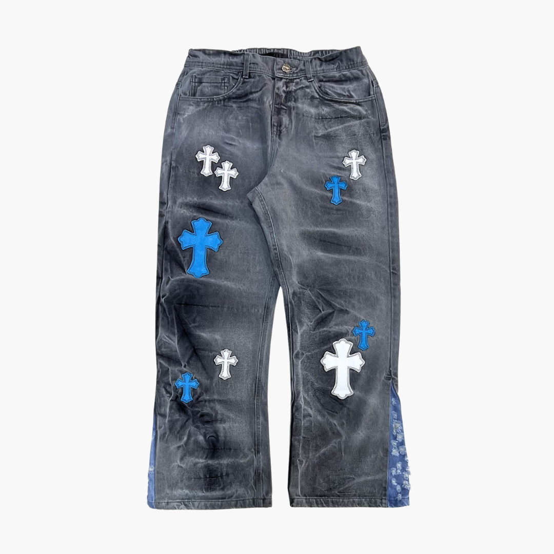 Flared Semi Baggy Jean ETERNAL | Jean Acampanado Semi Baggy de Moda Urbana - Nodoka Magik