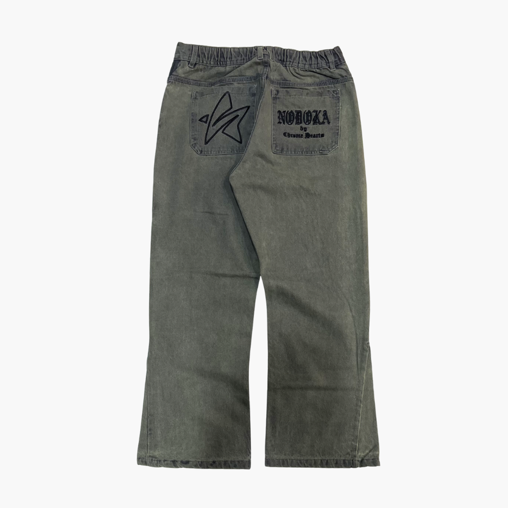 Flared Semi Baggy Jean ETERNAL | Jean Acampanado Semi Baggy de Moda Urbana - Nodoka Magik