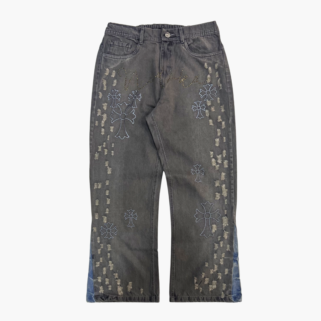 Flared Semi Baggy Jean Nodoka ETERNAL | Jean Acampanado Semi Baggy de Moda Urbana - Nodoka Magik