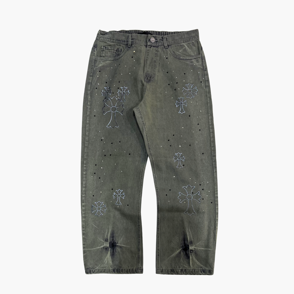 Semi Baggy Jean ETERNAL | Jean Semi Baggy de Mezclilla Streetwear - Nodoka Magik