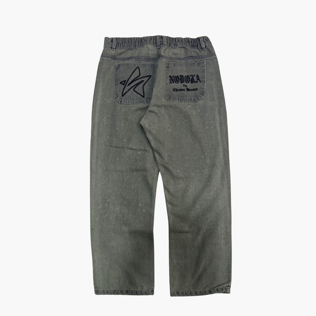 Semi Baggy Jean ETERNAL | Jean Semi Baggy de Mezclilla Streetwear - Nodoka Magik