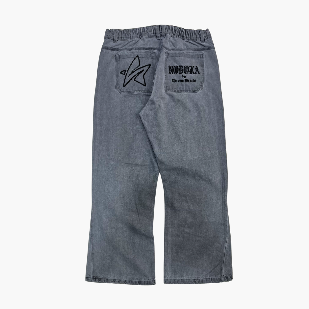 Flared Semi Baggy Jean ETERNAL | Jean Acampanado Semi Baggy de Moda Urbana - Nodoka Magik