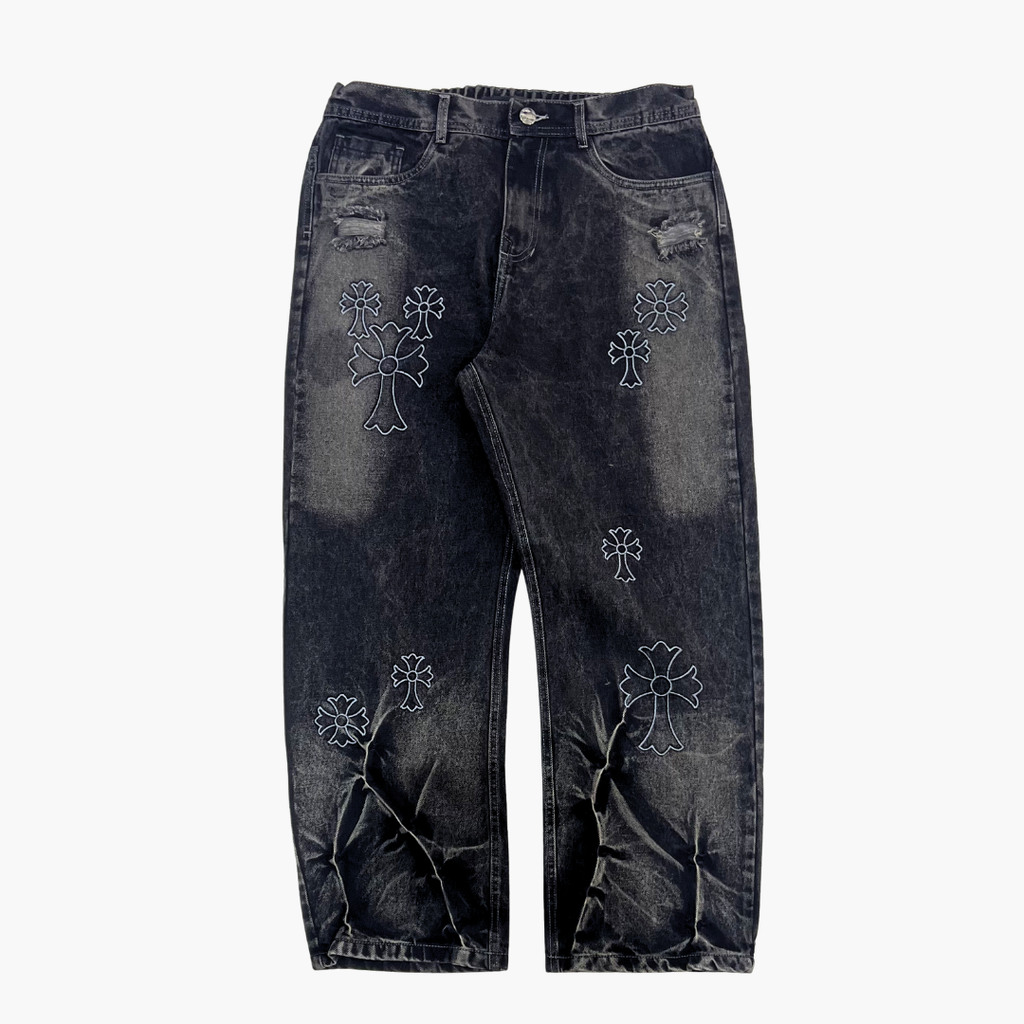 Semi Baggy Jean ETERNAL | Jean Semi Baggy de Mezclilla Streetwear - Nodoka Magik
