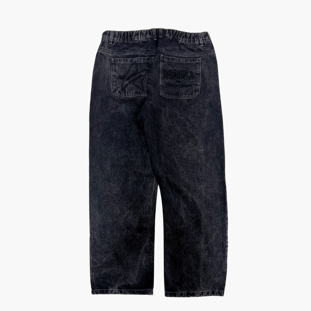 Semi Baggy Jean ETERNAL | Jean Semi Baggy de Mezclilla Streetwear - Nodoka Magik