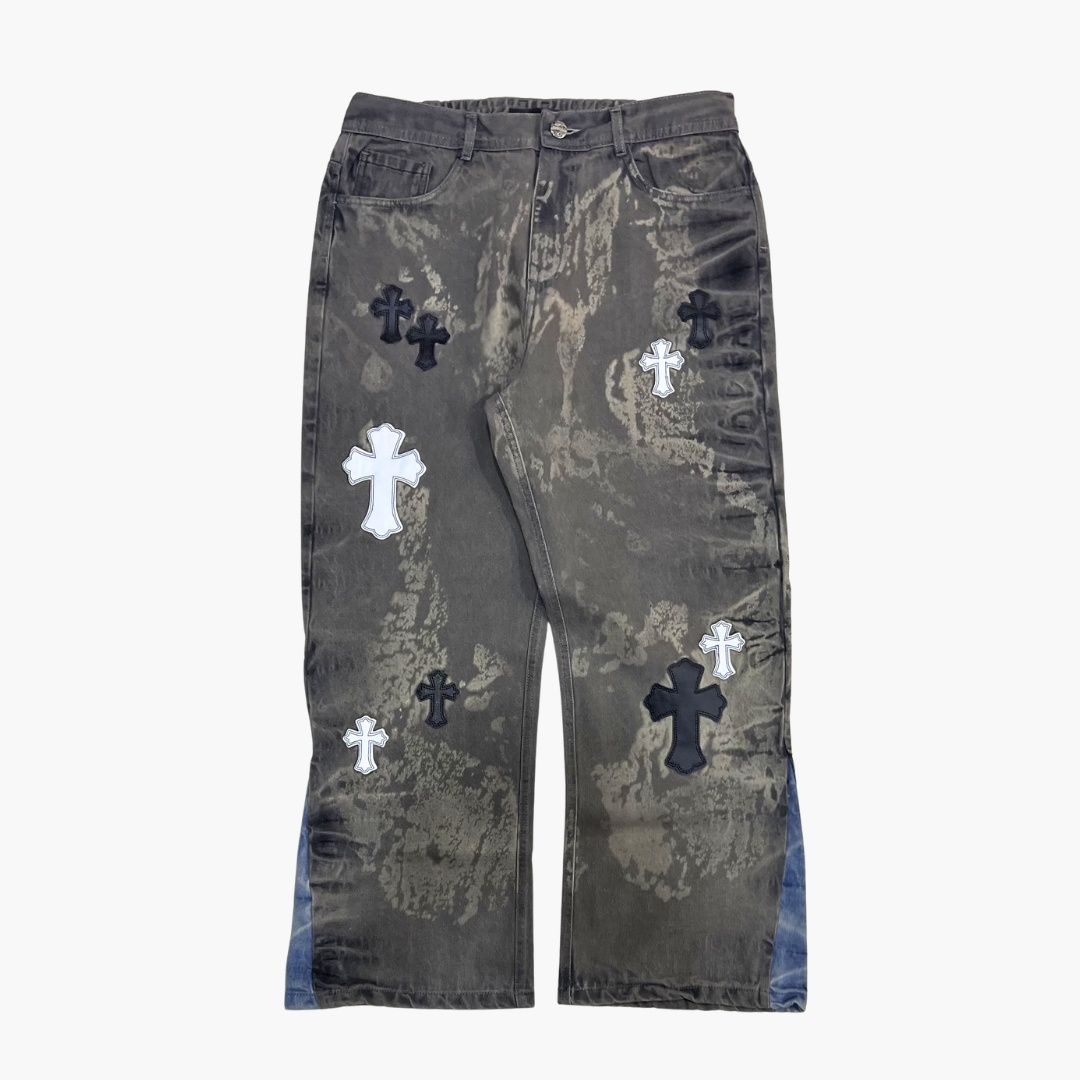 Flared Semi Baggy Jean ETERNAL | Jean Acampanado Semi Baggy de Moda Urbana - Nodoka Magik