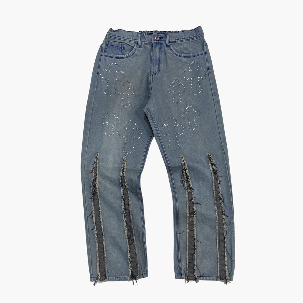 Semi Baggy Jean | Jean Semi Baggy de Mezclilla Streetwear - Nodoka Magik