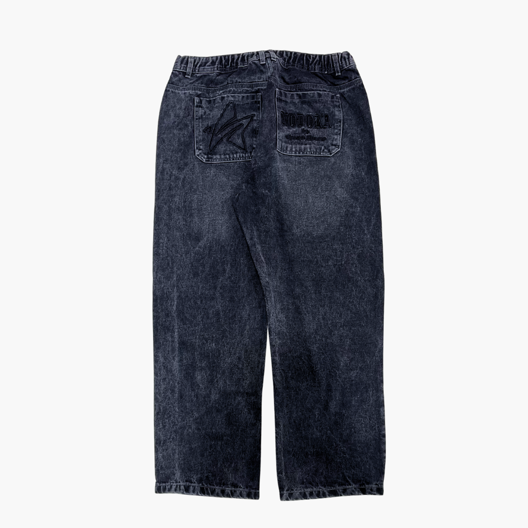 Semi Baggy Jean ETERNAL | Jean Semi Baggy de Mezclilla Streetwear - Nodoka Magik
