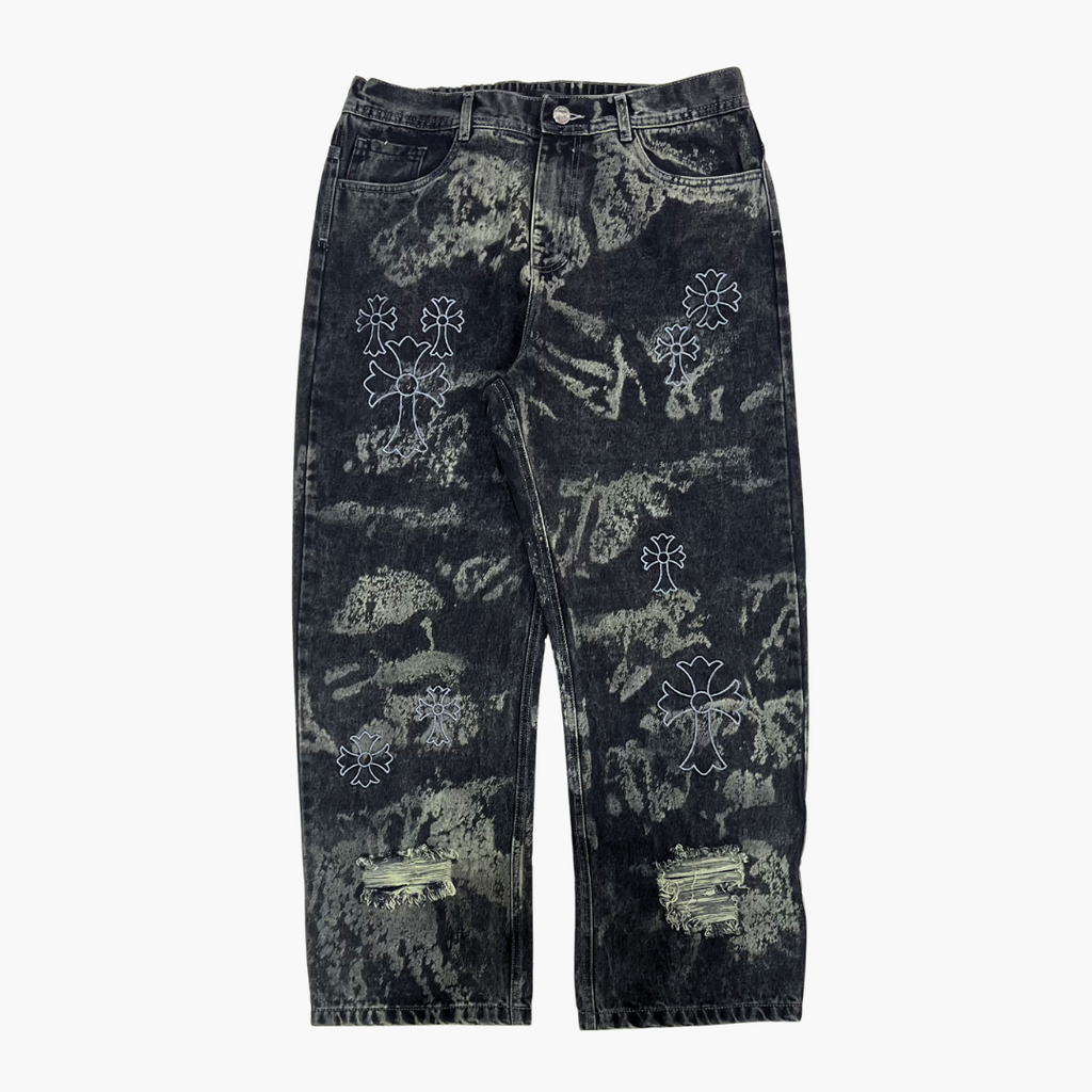 Semi Baggy Jean ETERNAL | Jean Semi Baggy de Mezclilla Streetwear - Nodoka Magik
